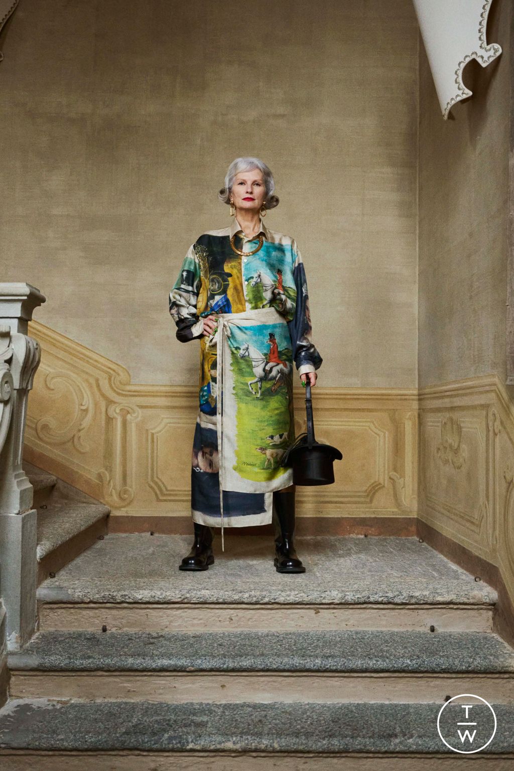 Fashion Week Milan Pre-Fall 2025 look 42 de la collection Moschino womenswear