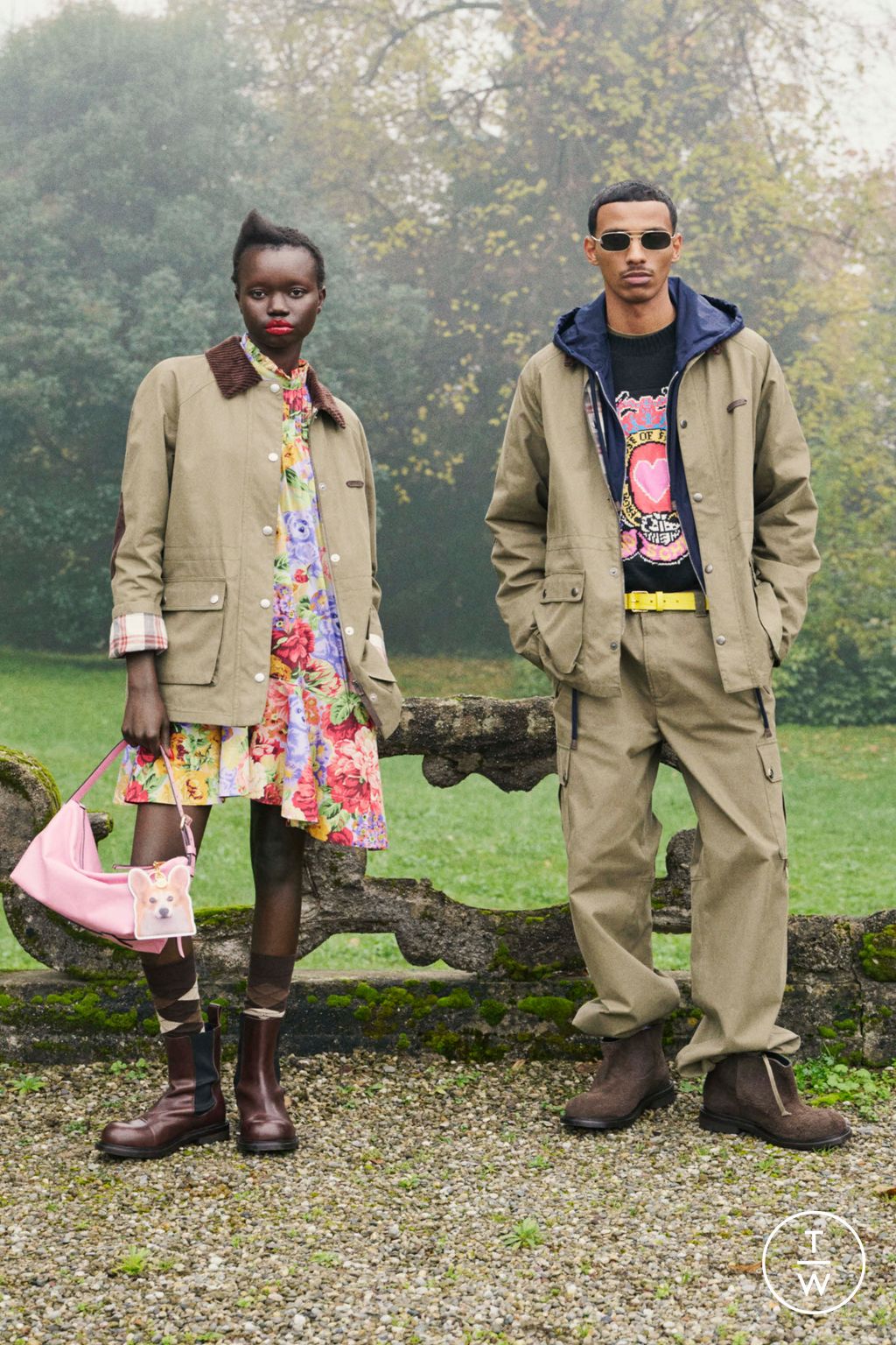 Fashion Week Milan Pre-Fall 2025 look 44 from the Moschino collection womenswear