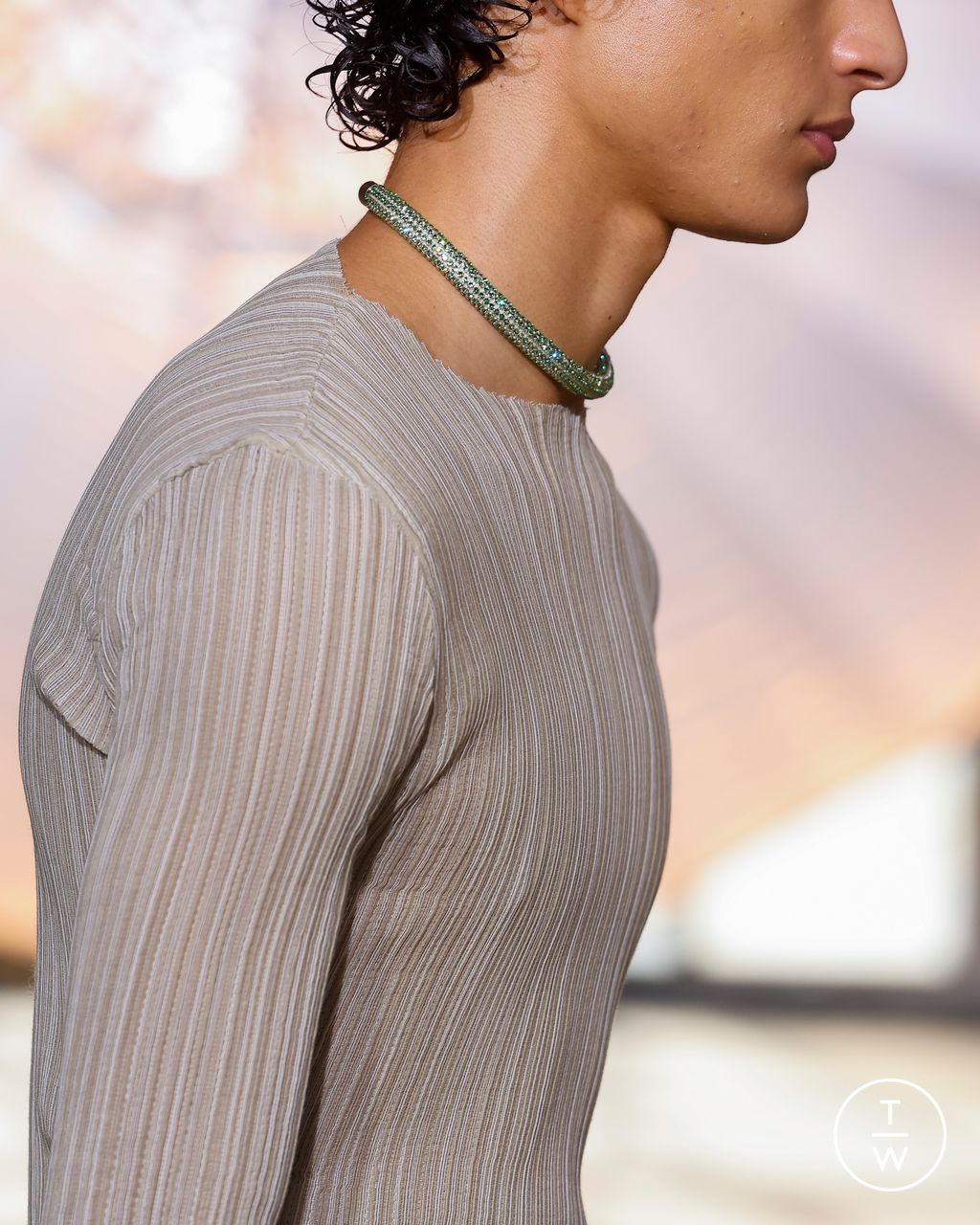 Fashion Week Paris Spring/Summer 2023 look 12 from the Ludovic de Saint Sernin collection womenswear accessories