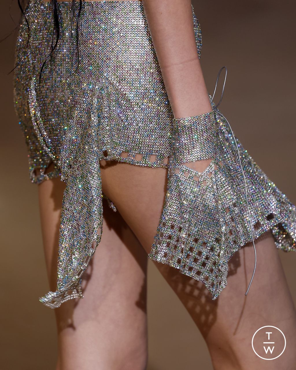 Fashion Week Paris Spring/Summer 2023 look 14 from the Ludovic de Saint Sernin collection 女装配饰