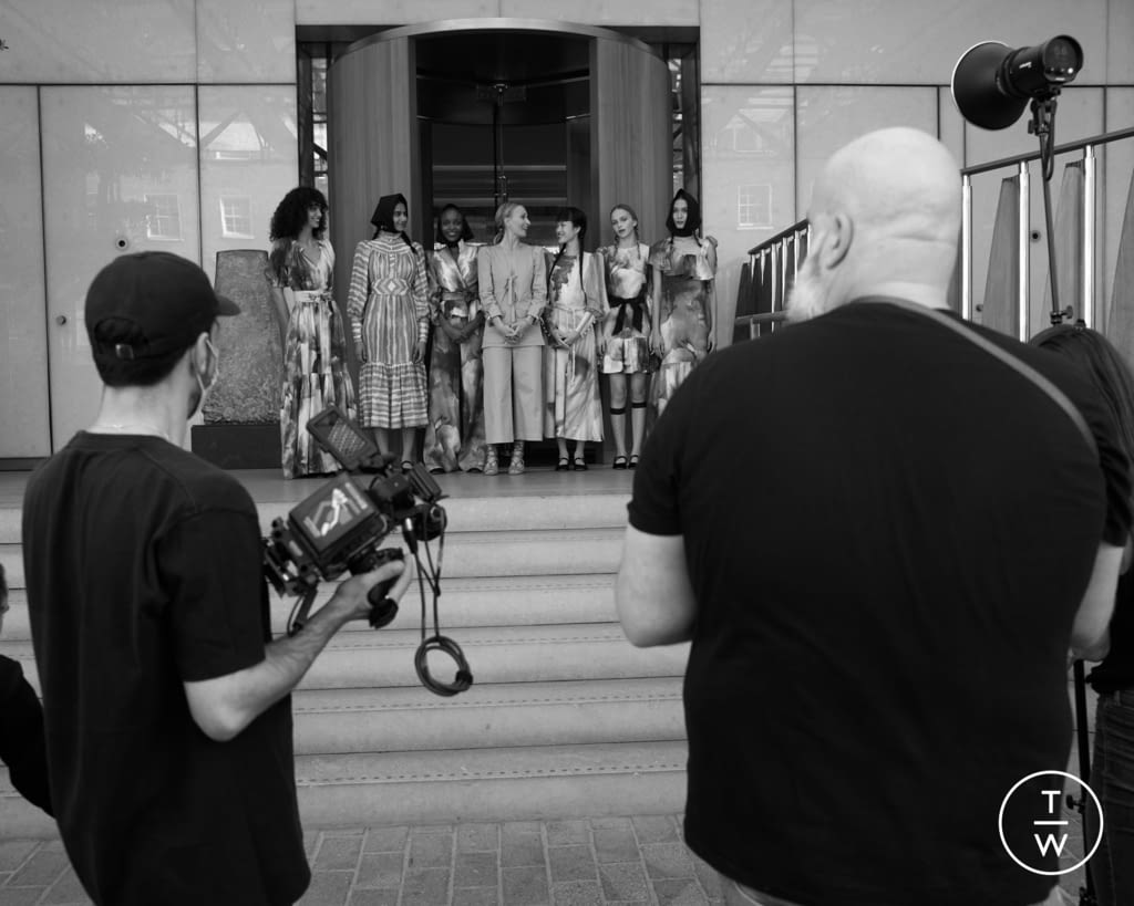 Fashion Week London Spring/Summer 2022 look 11 from the Anna Mason collection womenswear