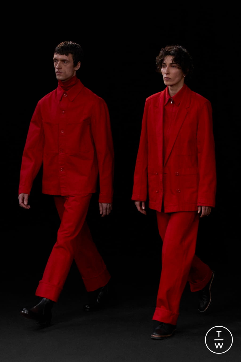 Fashion Week Paris Fall/Winter 2021 look 46 from the Lemaire collection menswear