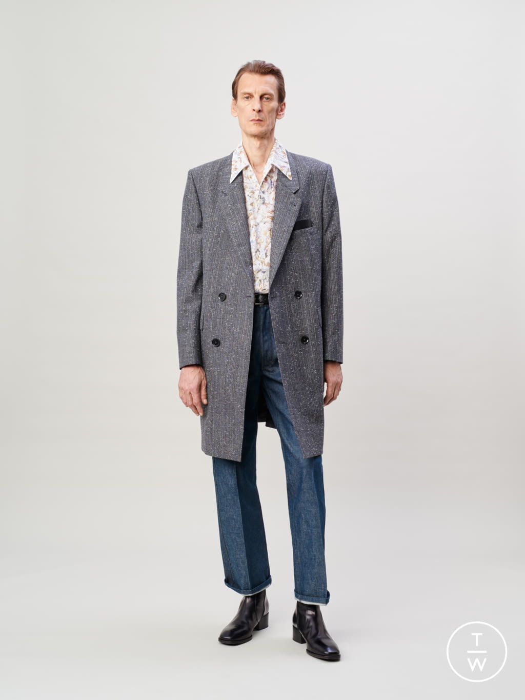Fashion Week Paris Spring/Summer 2020 look 8 from the Lemaire collection menswear