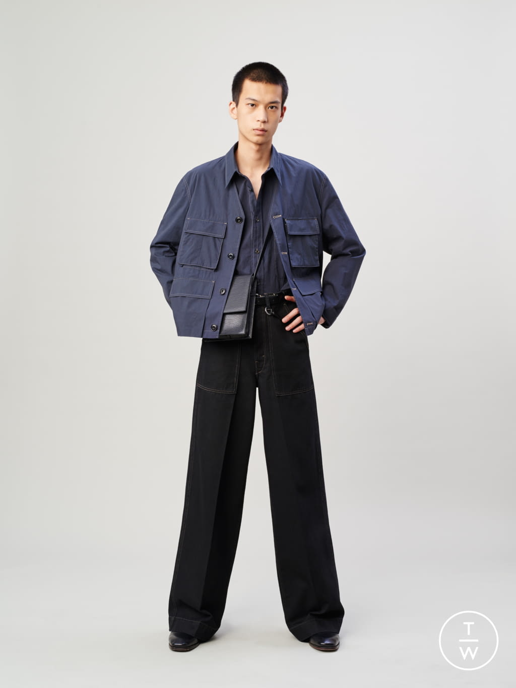 Fashion Week Paris Spring/Summer 2020 look 23 from the Lemaire collection menswear