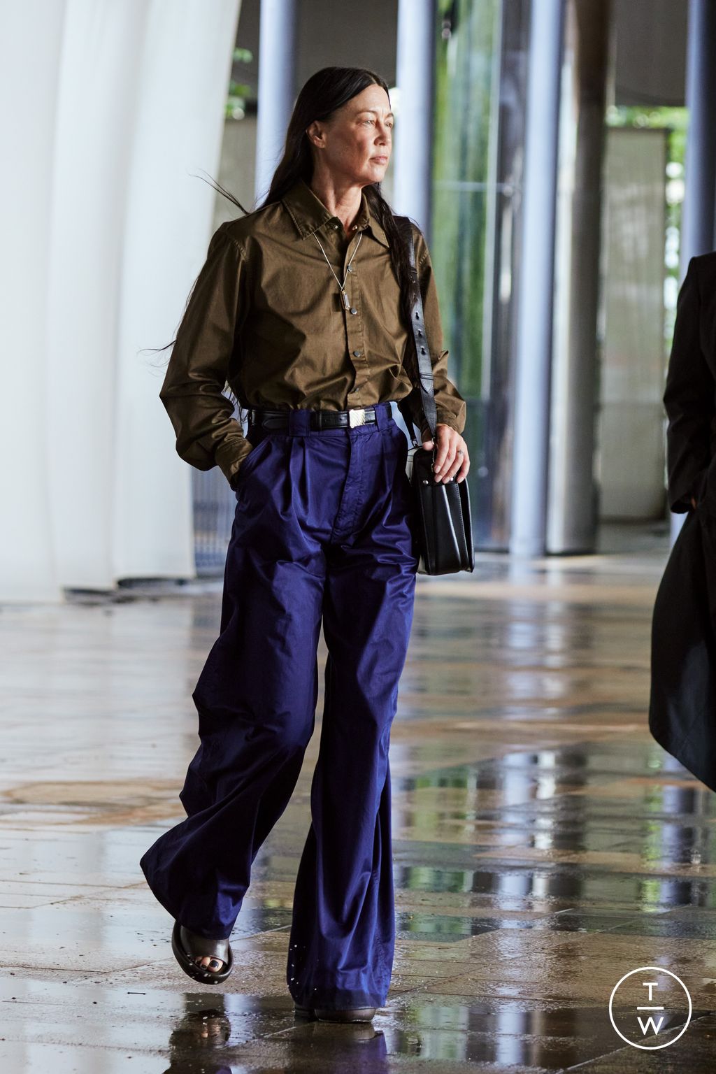 Fashion Week Paris Spring/Summer 2024 look 18 from the Lemaire collection menswear