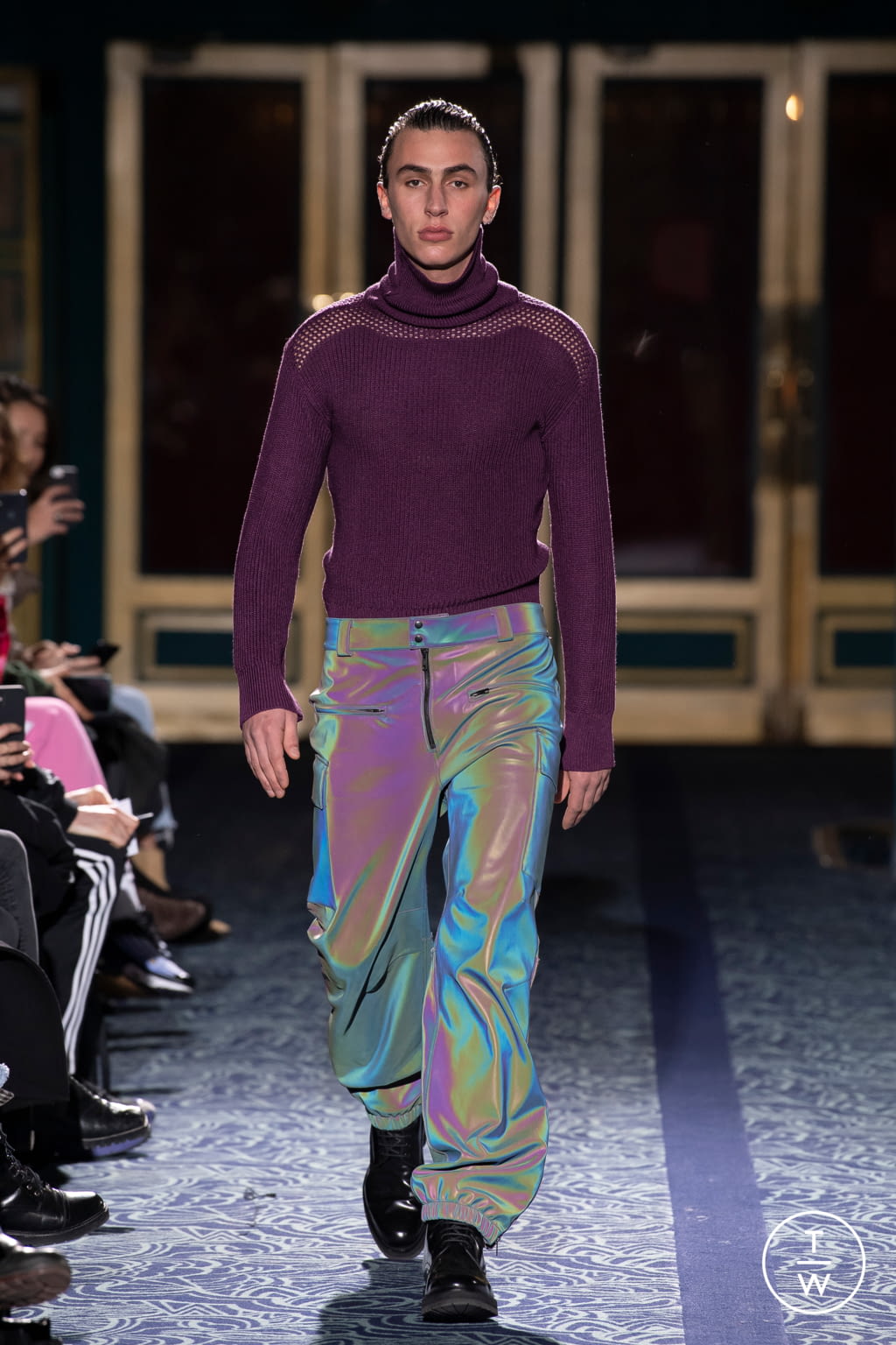 Fashion Week Paris Fall/Winter 2020 look 10 de la collection Louis Gabriel Nouchi menswear