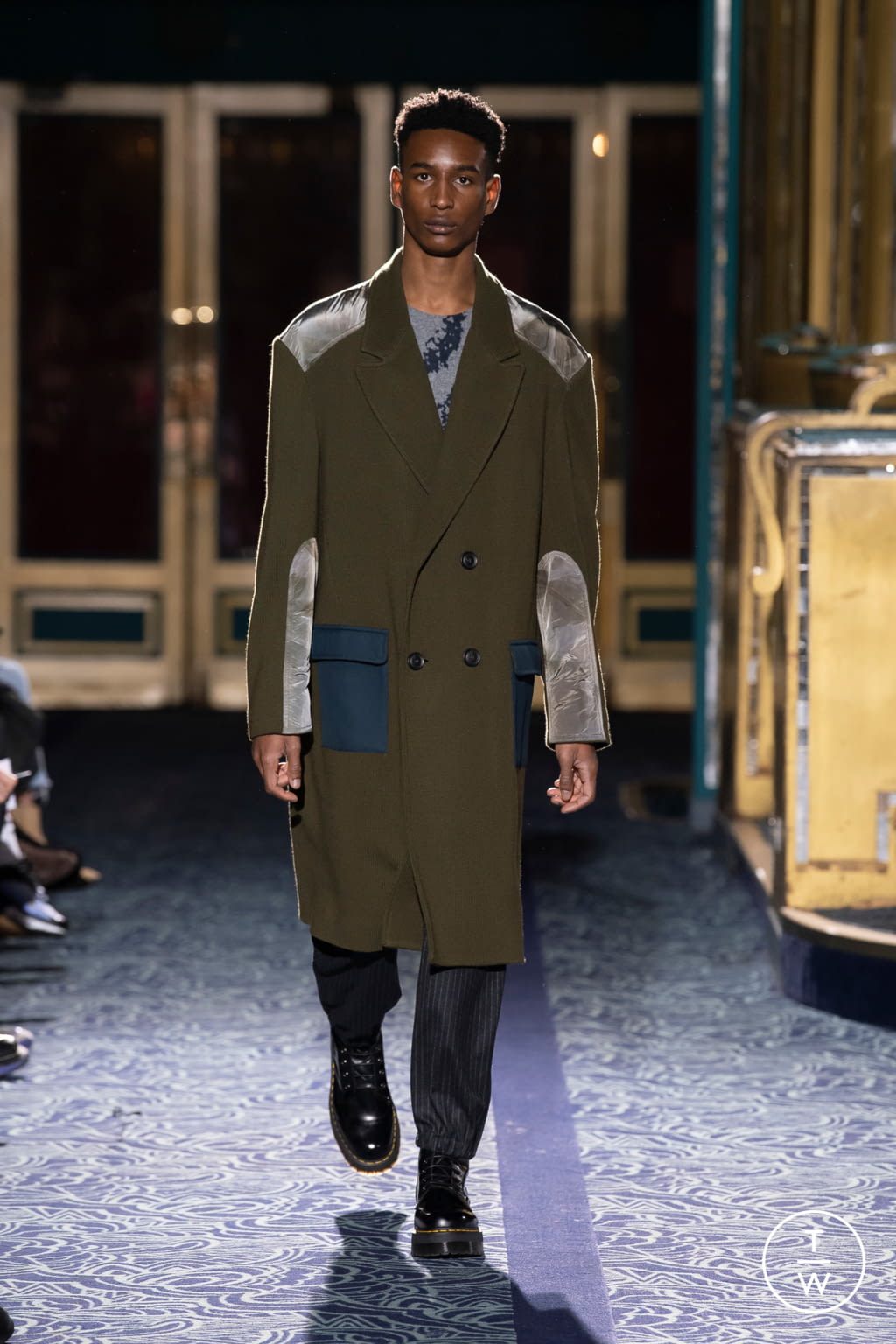 Fashion Week Paris Fall/Winter 2020 look 9 from the Louis Gabriel Nouchi collection 男装