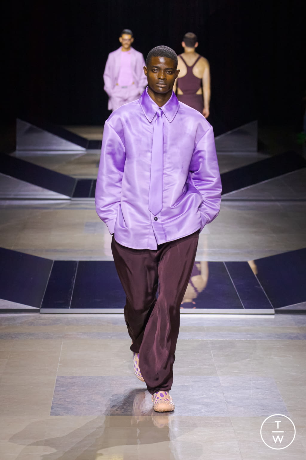 Fashion Week Paris Fall/Winter 2022 look 28 from the Louis Gabriel Nouchi collection 男装