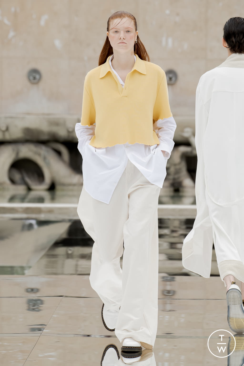 Fashion Week Paris Spring/Summer 2022 look 4 from the LGN Louis Gabriel Nouchi collection menswear