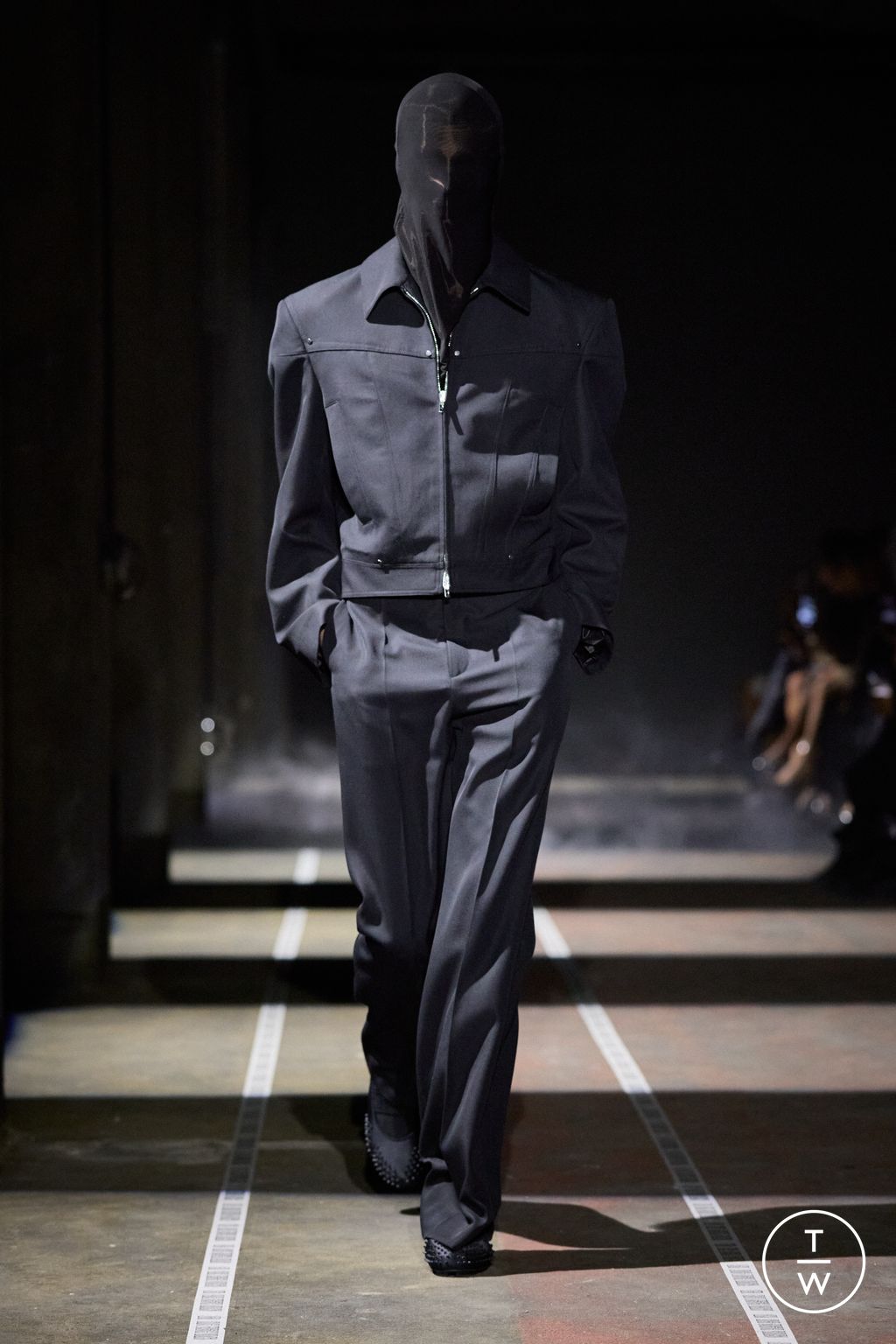 Fashion Week Paris Fall/Winter 2026 look 5 de la collection LGN Louis Gabriel Nouchi menswear