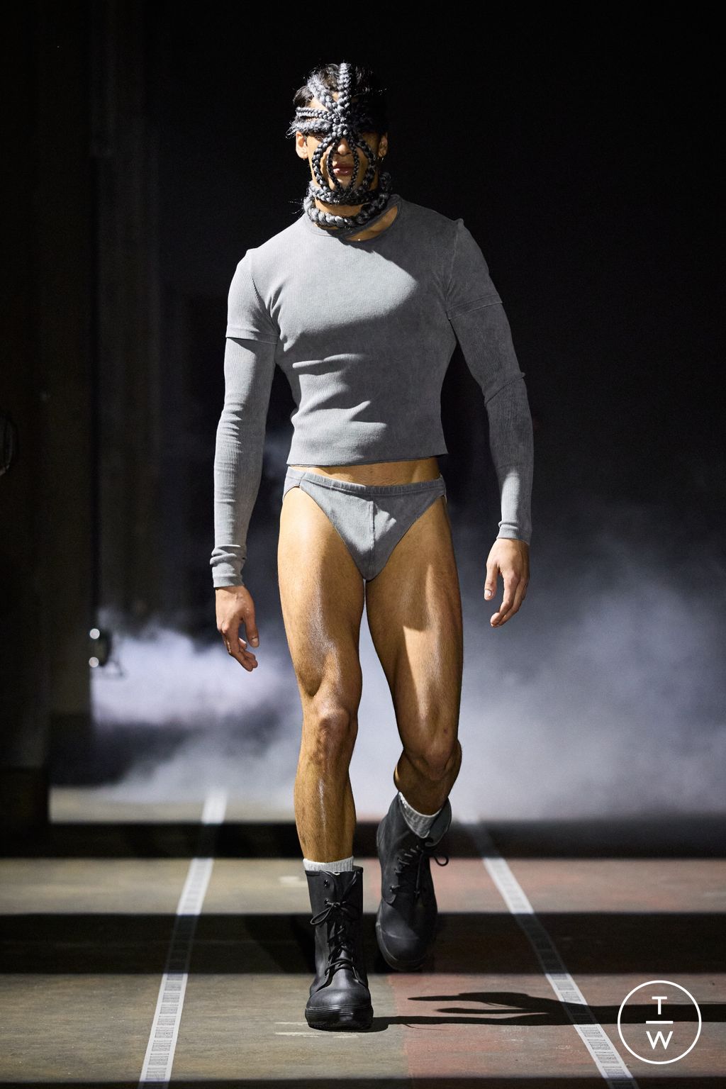 Fashion Week Paris Fall/Winter 2026 look 8 de la collection LGN Louis Gabriel Nouchi menswear