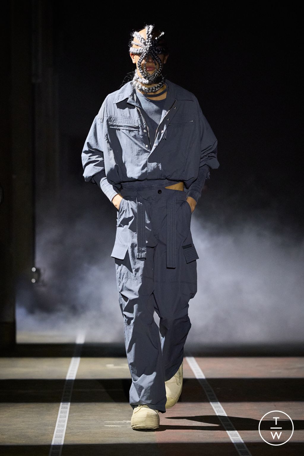Fashion Week Paris Fall/Winter 2026 look 9 de la collection LGN Louis Gabriel Nouchi menswear