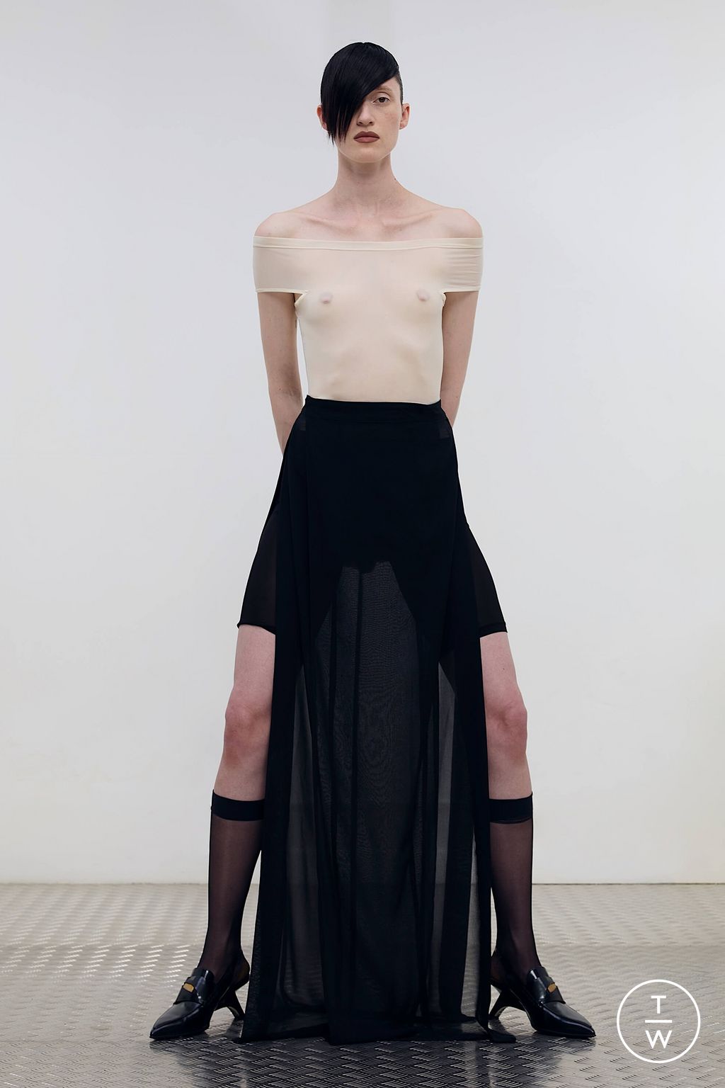 Fashion Week Paris Spring/Summer 2026 look 11 from the LGN Louis Gabriel Nouchi collection menswear