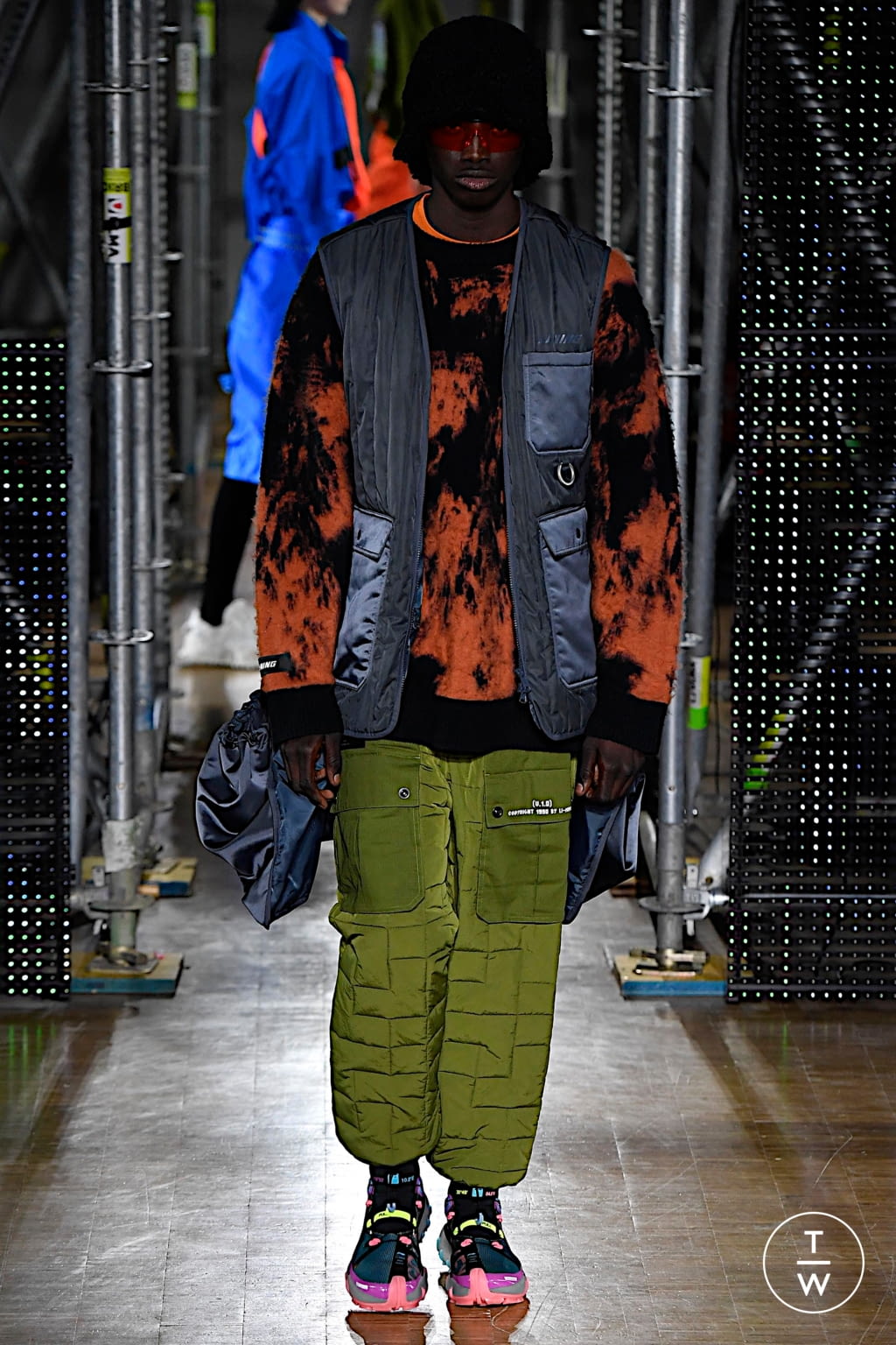 Fashion Week Paris Fall/Winter 2020 look 29 from the Li Ning collection 男装