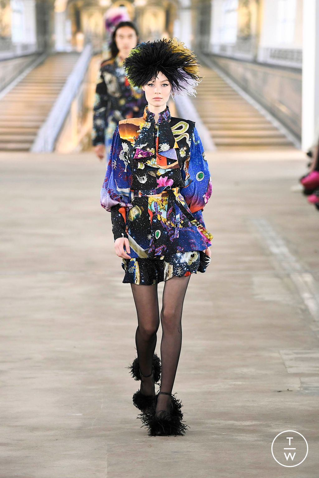 Fashion Week New York Fall/Winter 2024 look 2 from the Libertine collection womenswear
