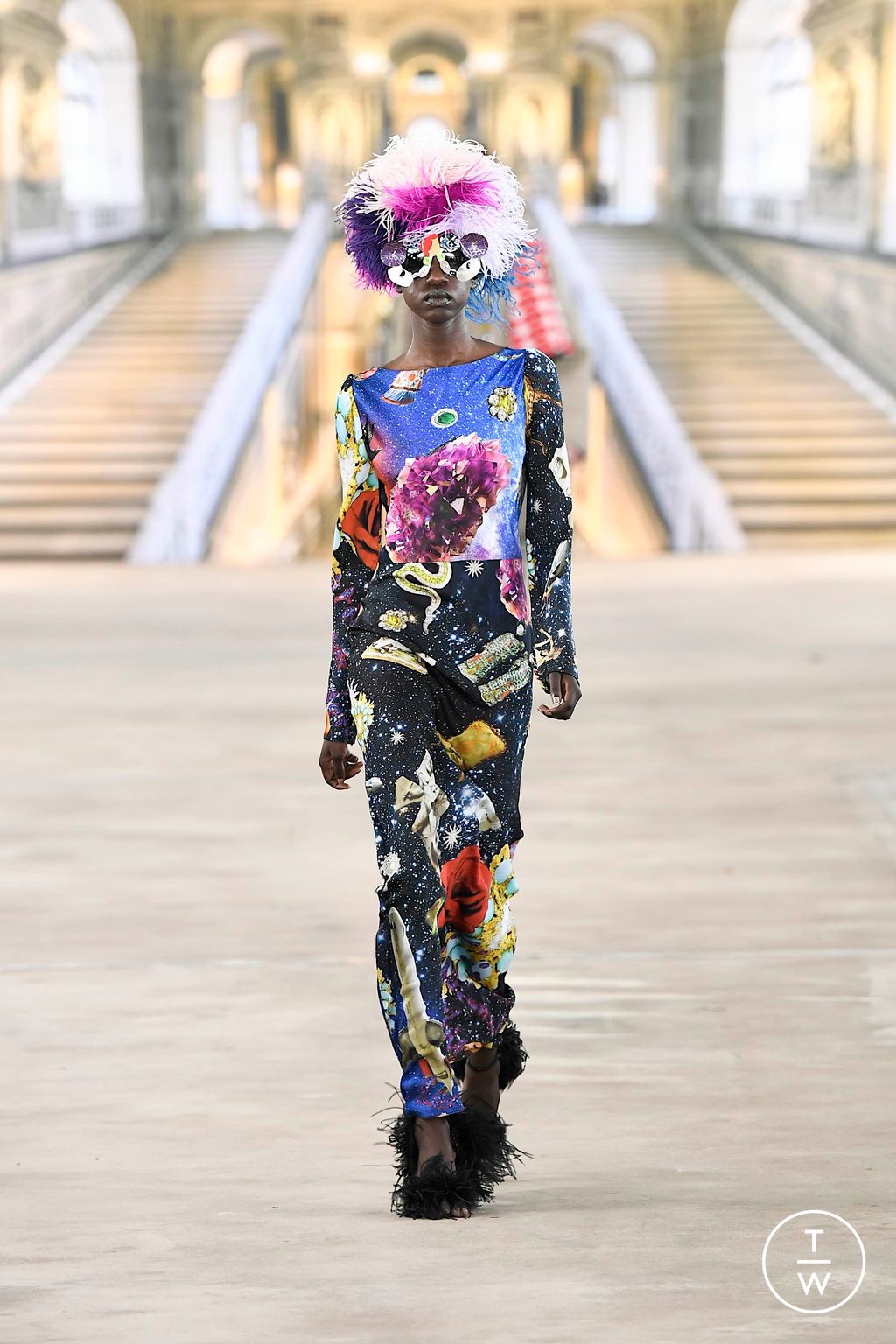 Fashion Week New York Fall/Winter 2024 look 4 from the Libertine collection 女装