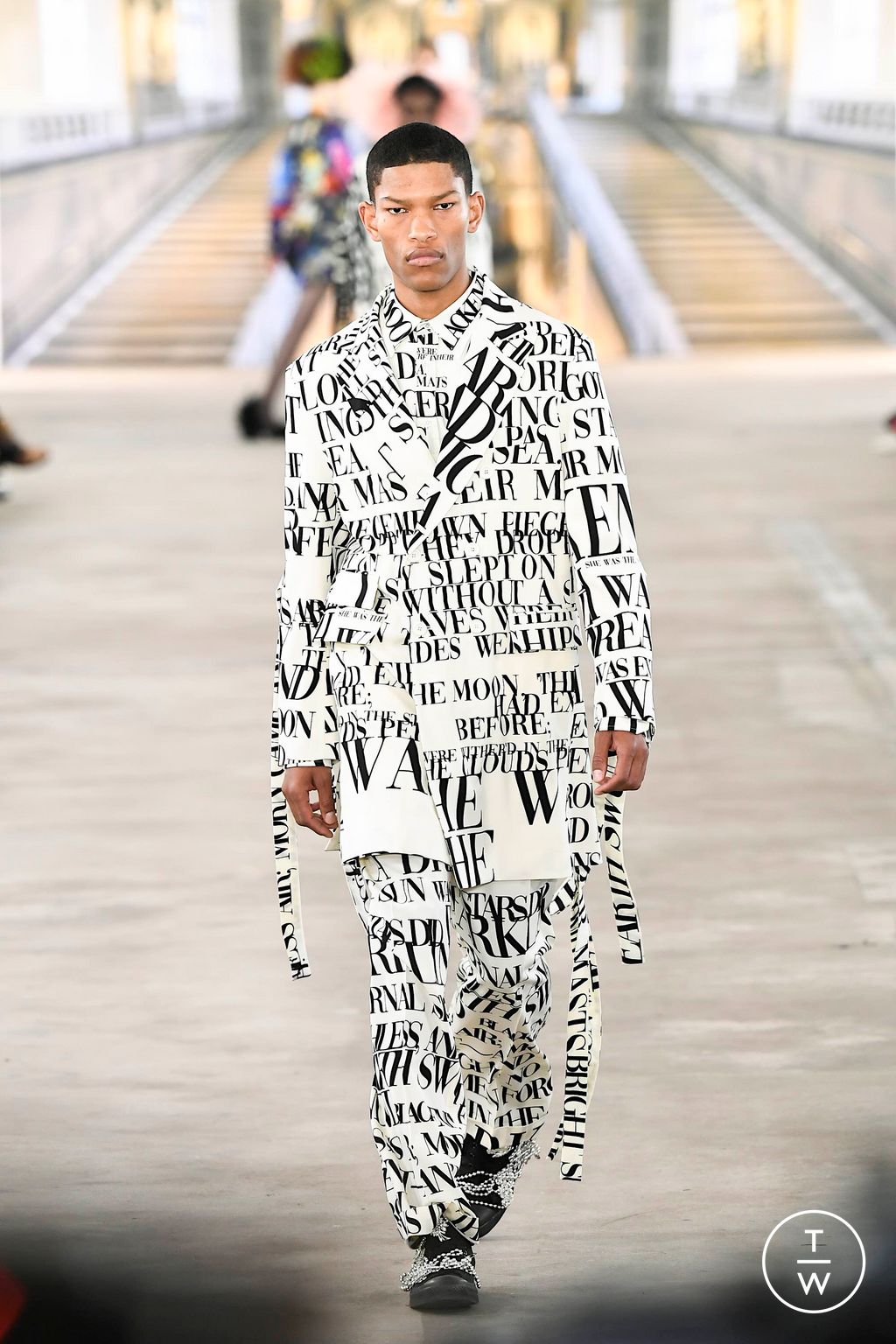 Fashion Week New York Fall/Winter 2024 look 8 from the Libertine collection womenswear