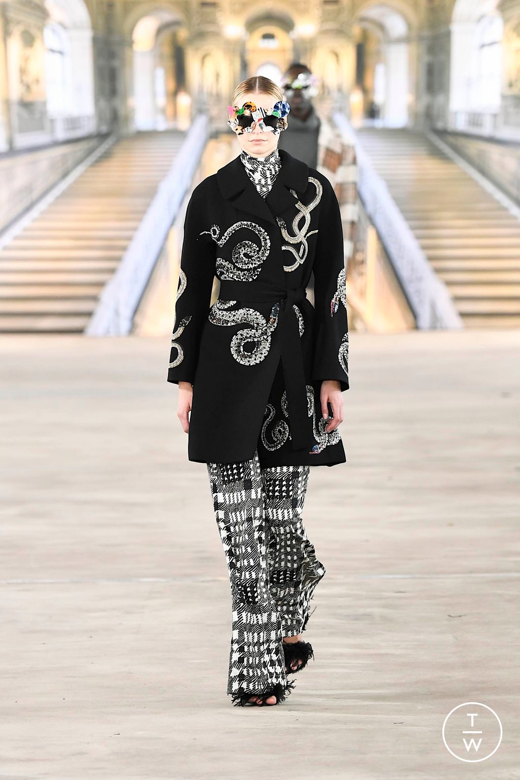 Fashion Week New York Fall/Winter 2024 look 19 from the Libertine collection womenswear