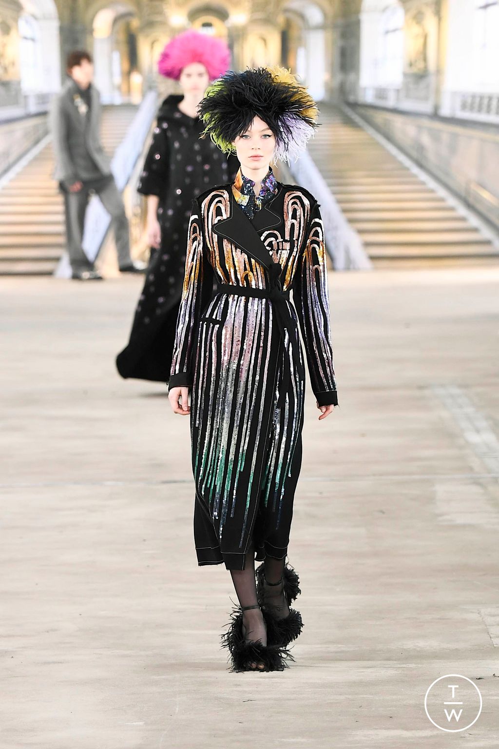 Fashion Week New York Fall/Winter 2024 look 28 from the Libertine collection 女装