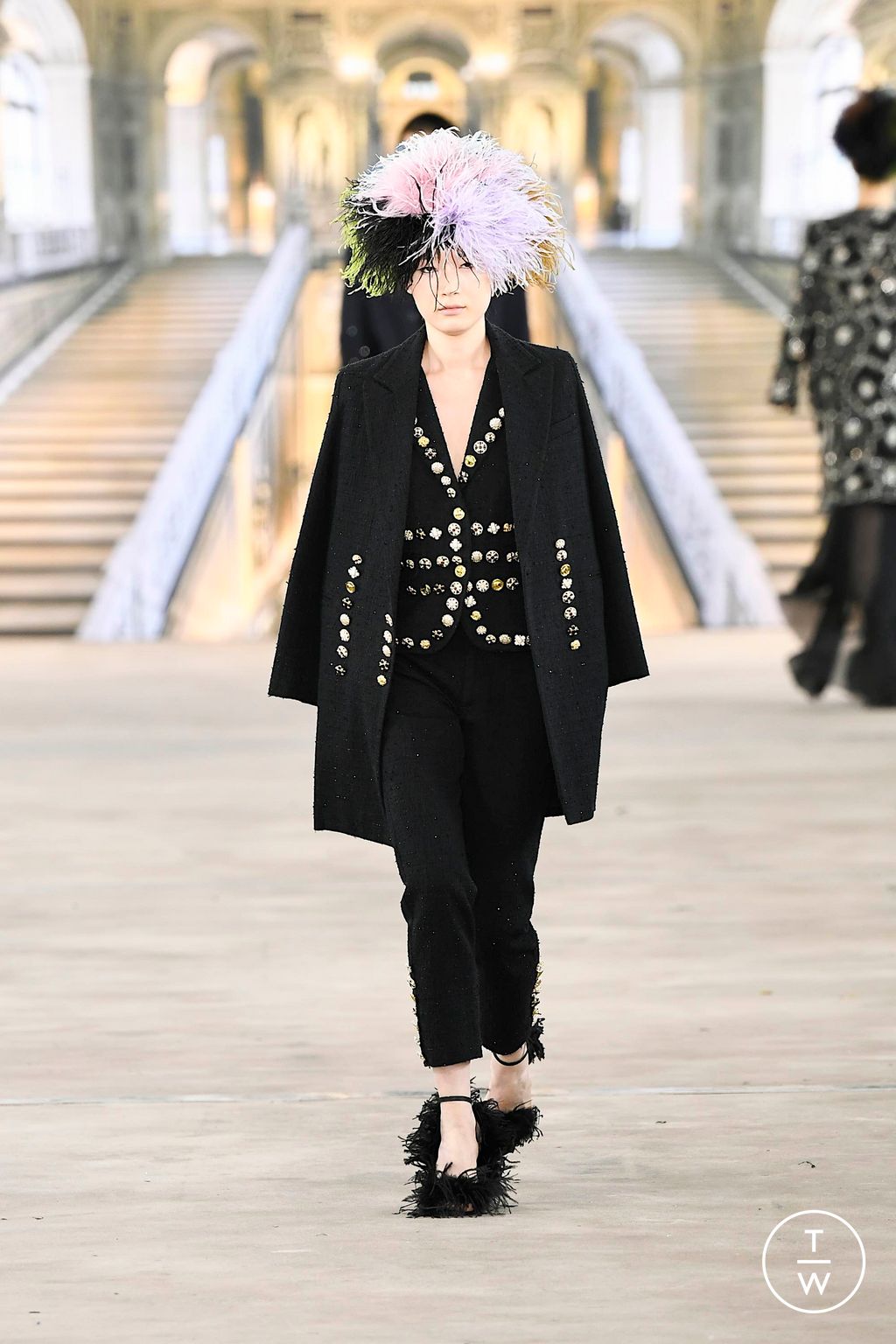 Fashion Week New York Fall/Winter 2024 look 34 from the Libertine collection womenswear