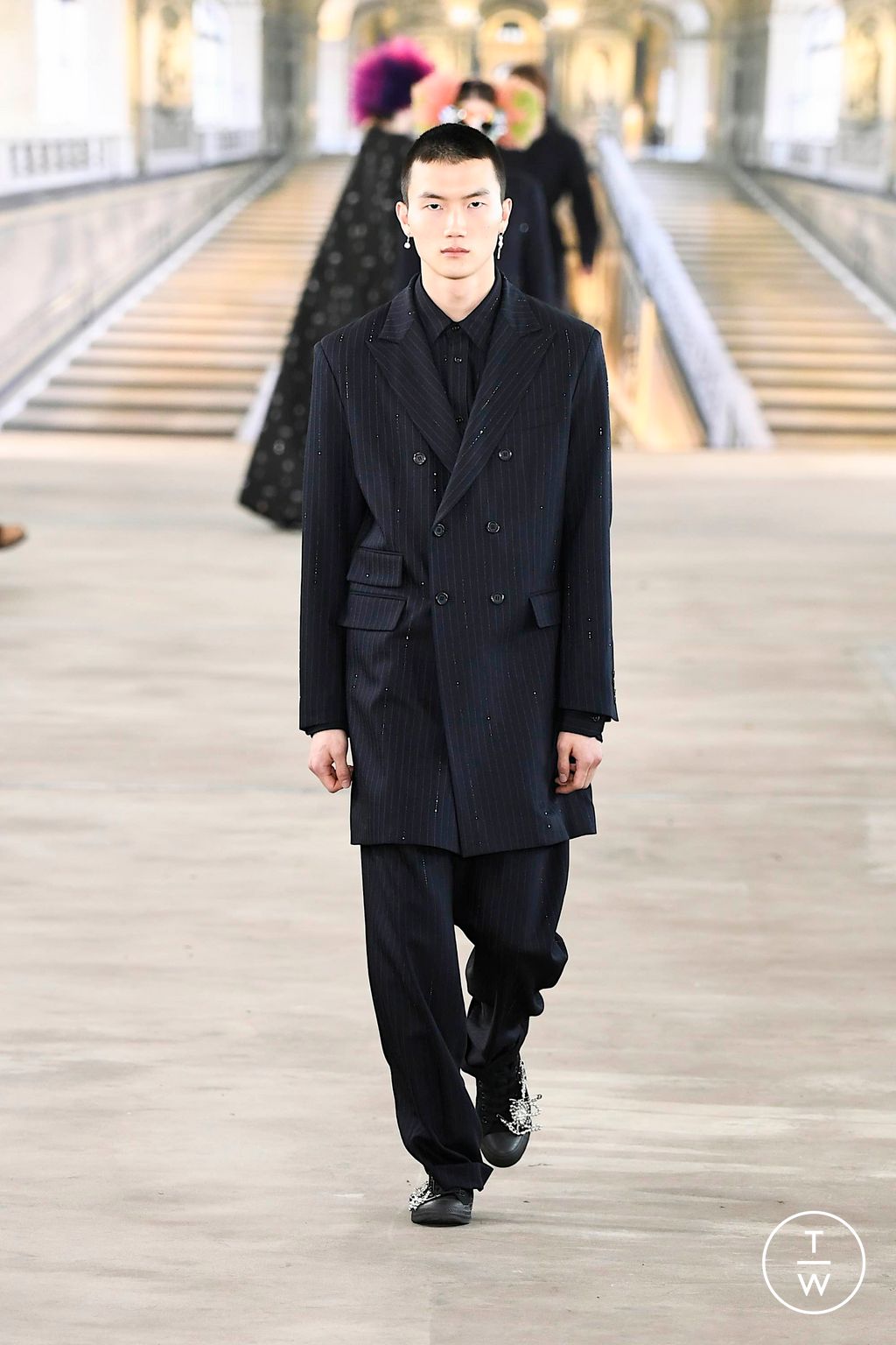 Fashion Week New York Fall/Winter 2024 look 35 from the Libertine collection 女装