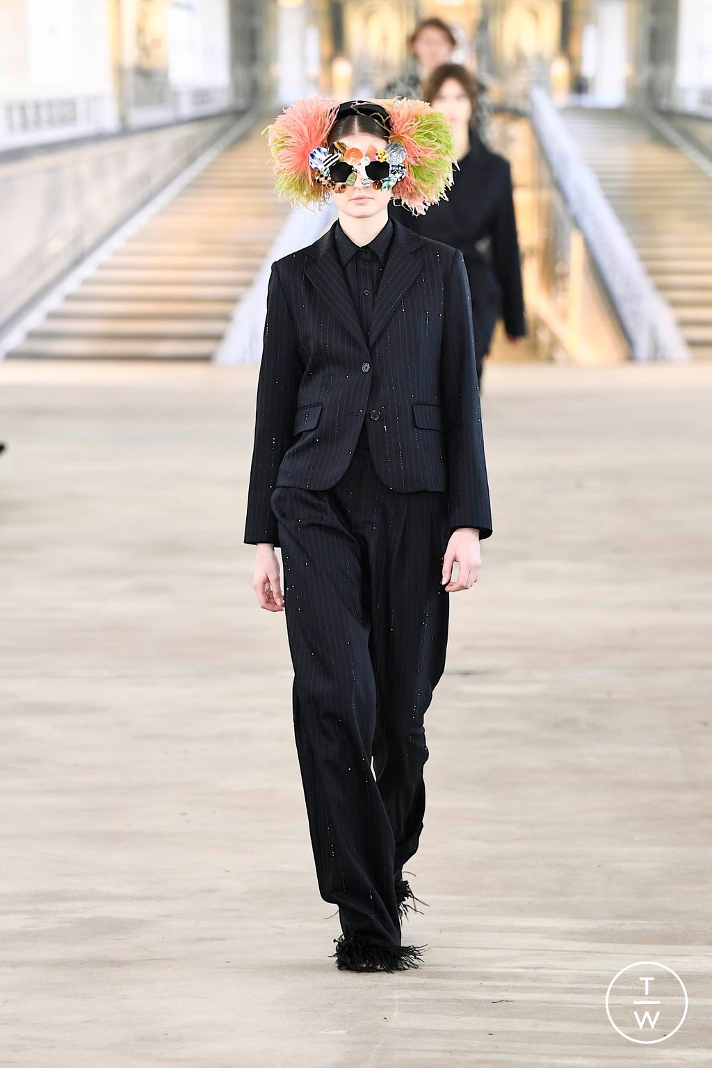 Fashion Week New York Fall/Winter 2024 look 36 from the Libertine collection 女装