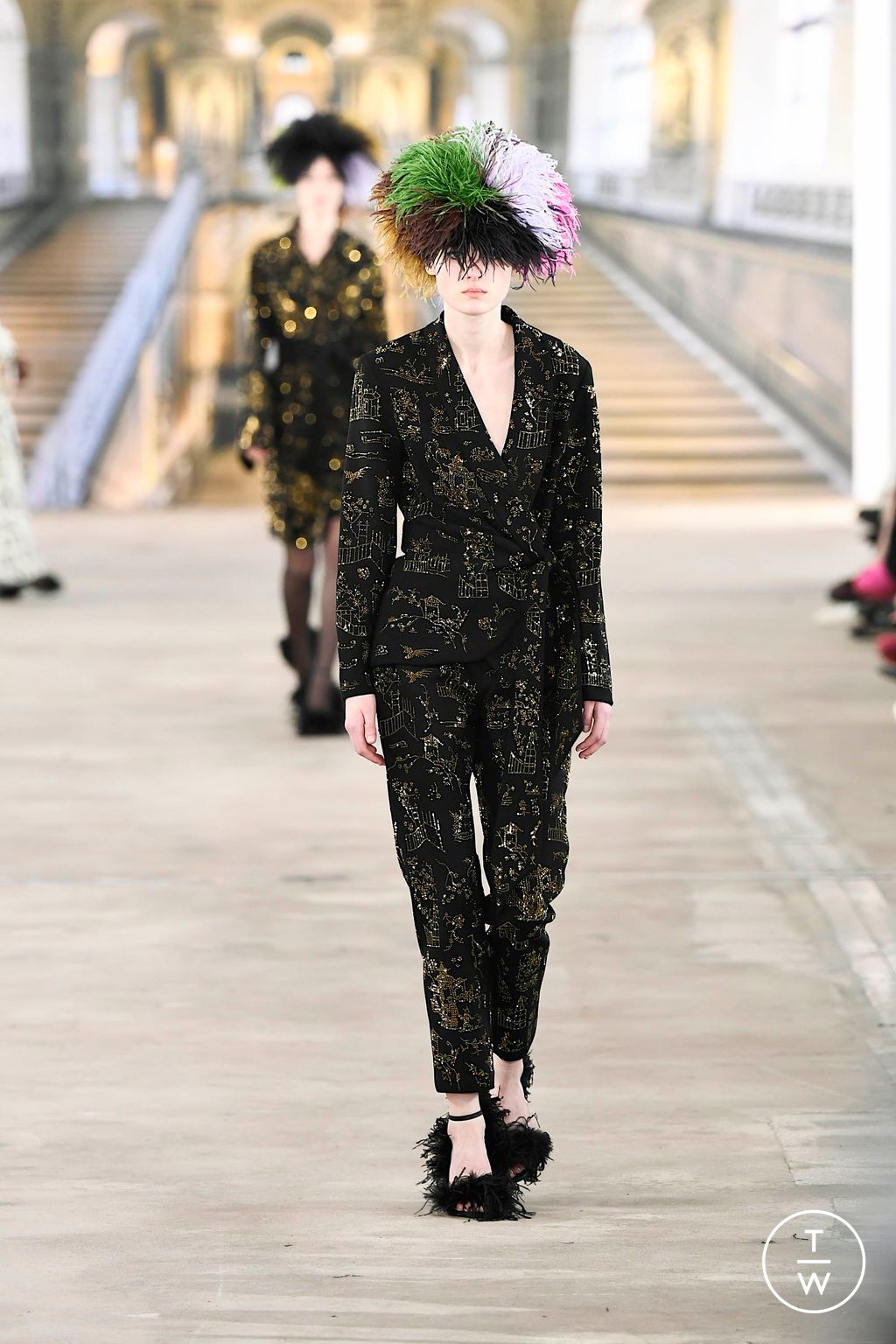 Fashion Week New York Fall/Winter 2024 look 46 from the Libertine collection womenswear