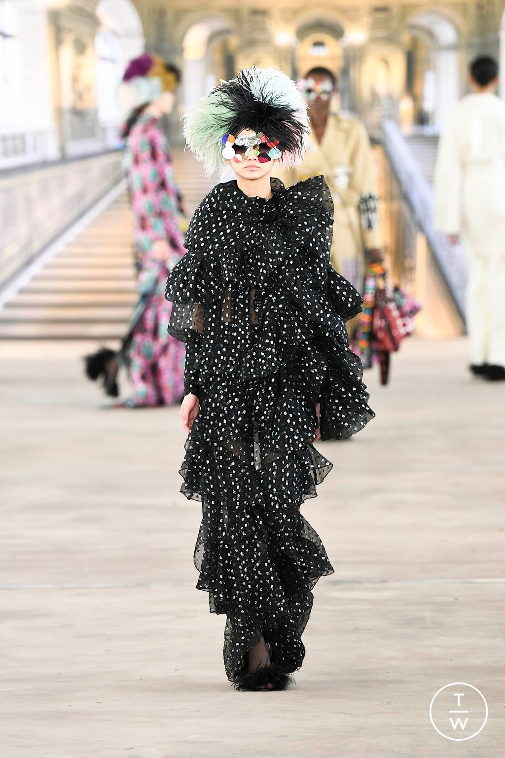 Fashion Week New York Fall/Winter 2024 look 48 from the Libertine collection 女装
