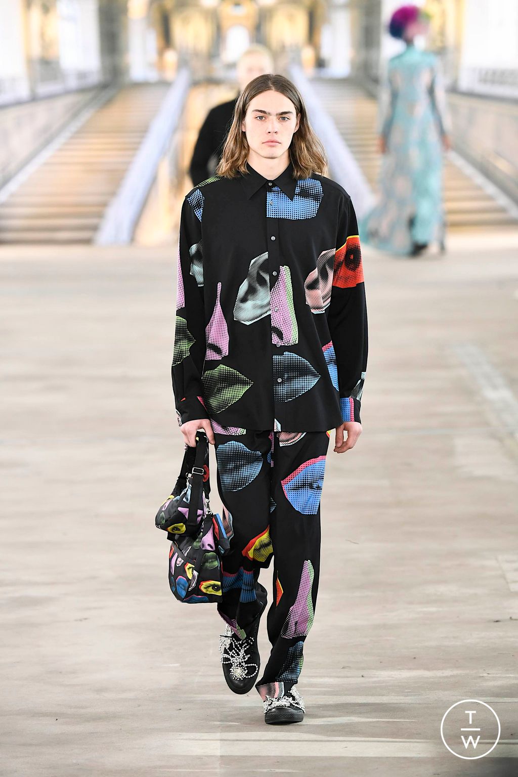 Fashion Week New York Fall/Winter 2024 look 51 from the Libertine collection 女装