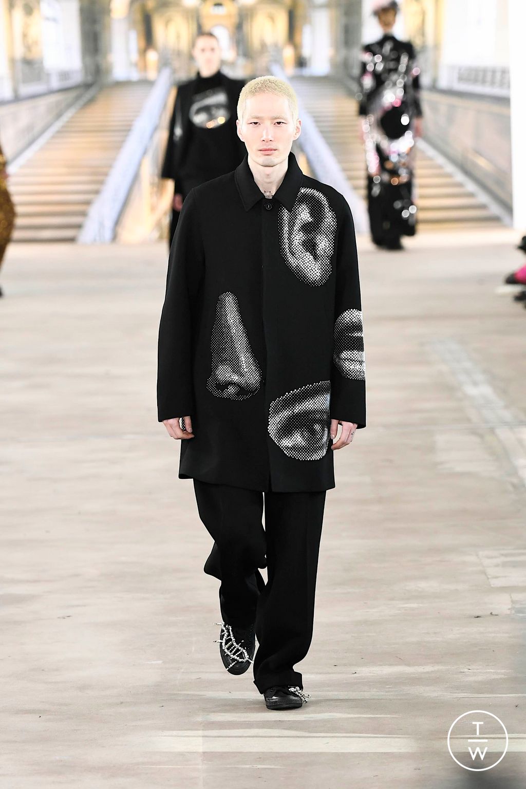 Fashion Week New York Fall/Winter 2024 look 52 from the Libertine collection 女装