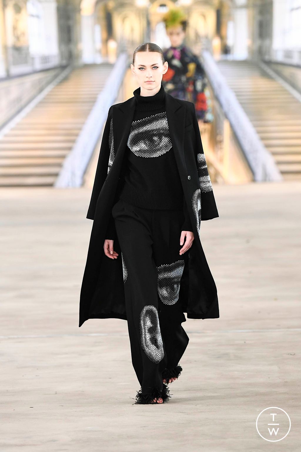 Fashion Week New York Fall/Winter 2024 look 53 from the Libertine collection 女装