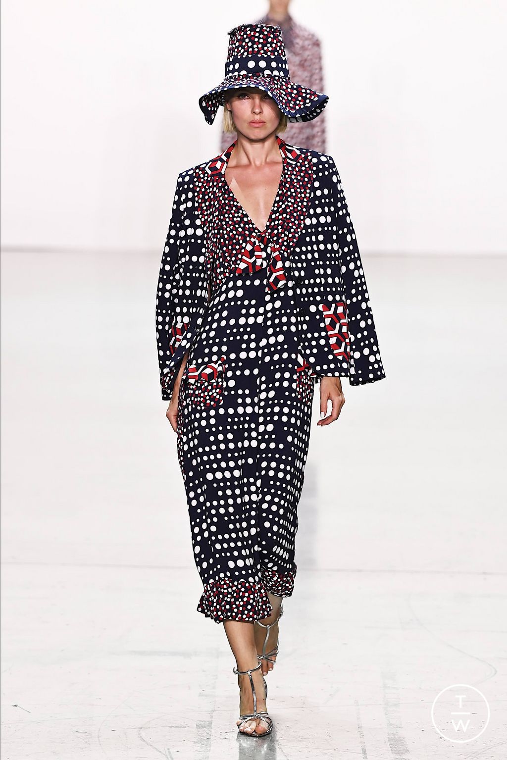 Fashion Week New York Spring/Summer 2024 look 39 from the Libertine collection womenswear