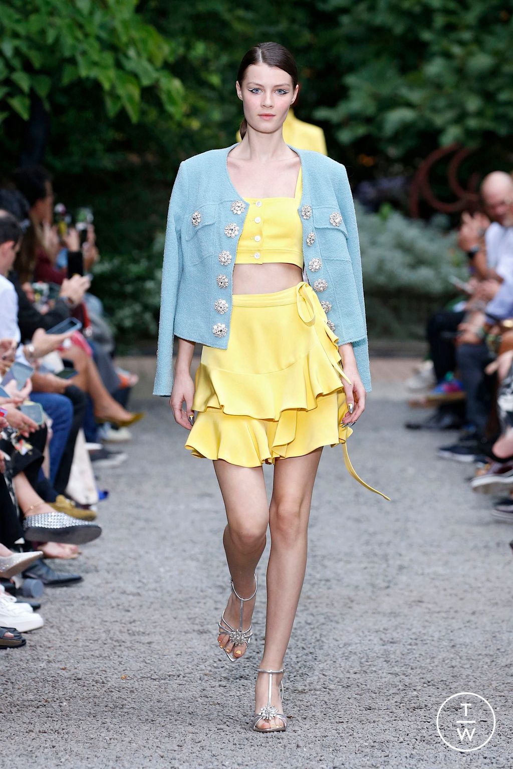 Fashion Week New York Spring/Summer 2025 look 12 from the Libertine collection womenswear