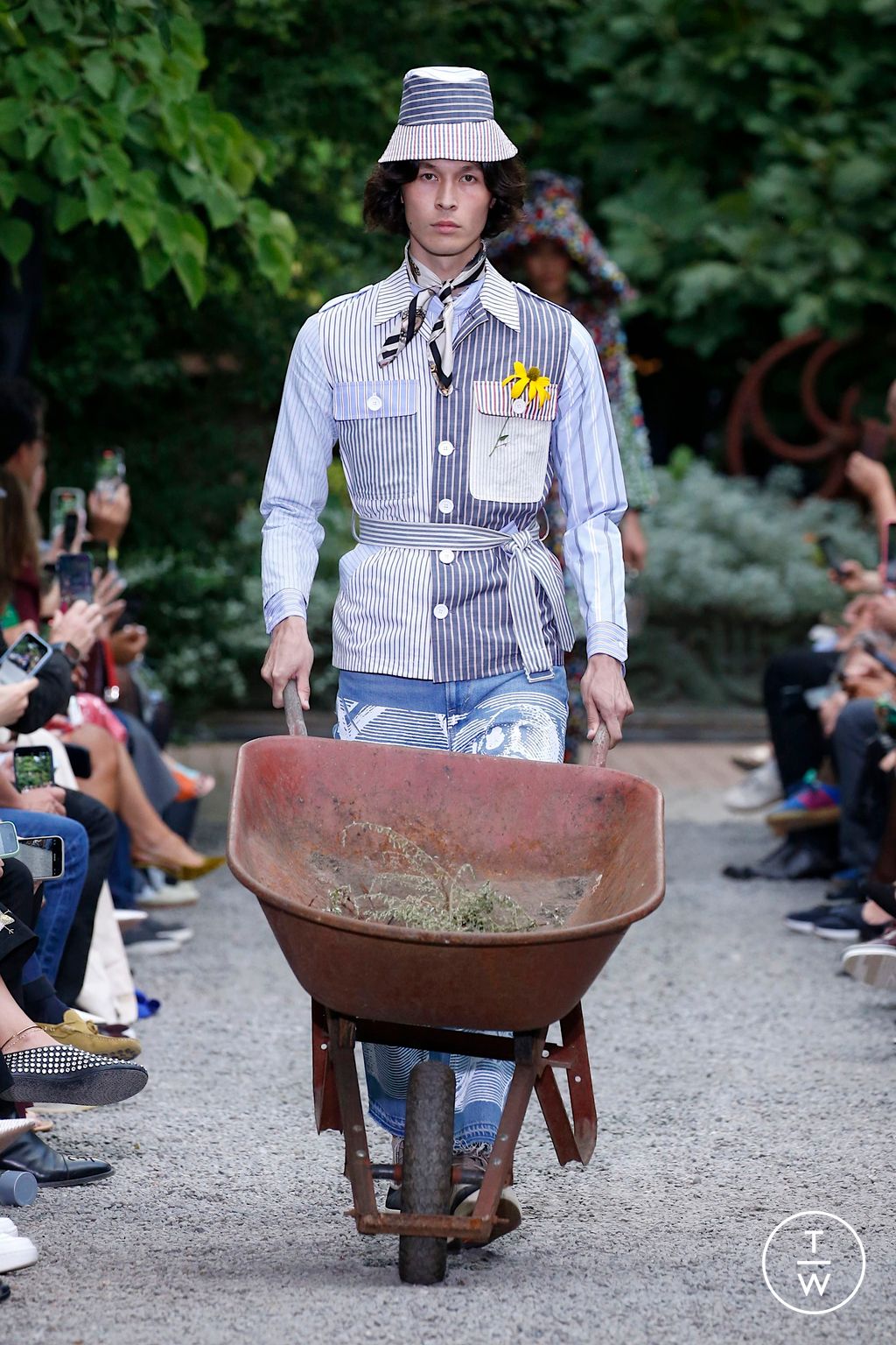 Fashion Week New York Spring/Summer 2025 look 19 from the Libertine collection womenswear