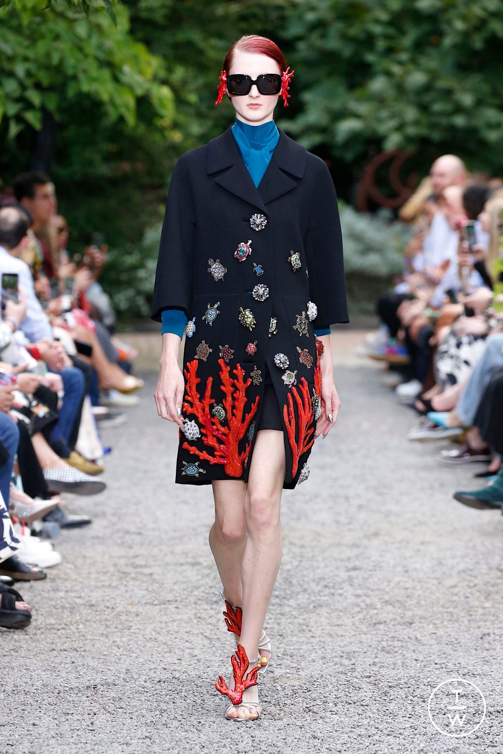 Fashion Week New York Spring/Summer 2025 look 38 from the Libertine collection womenswear