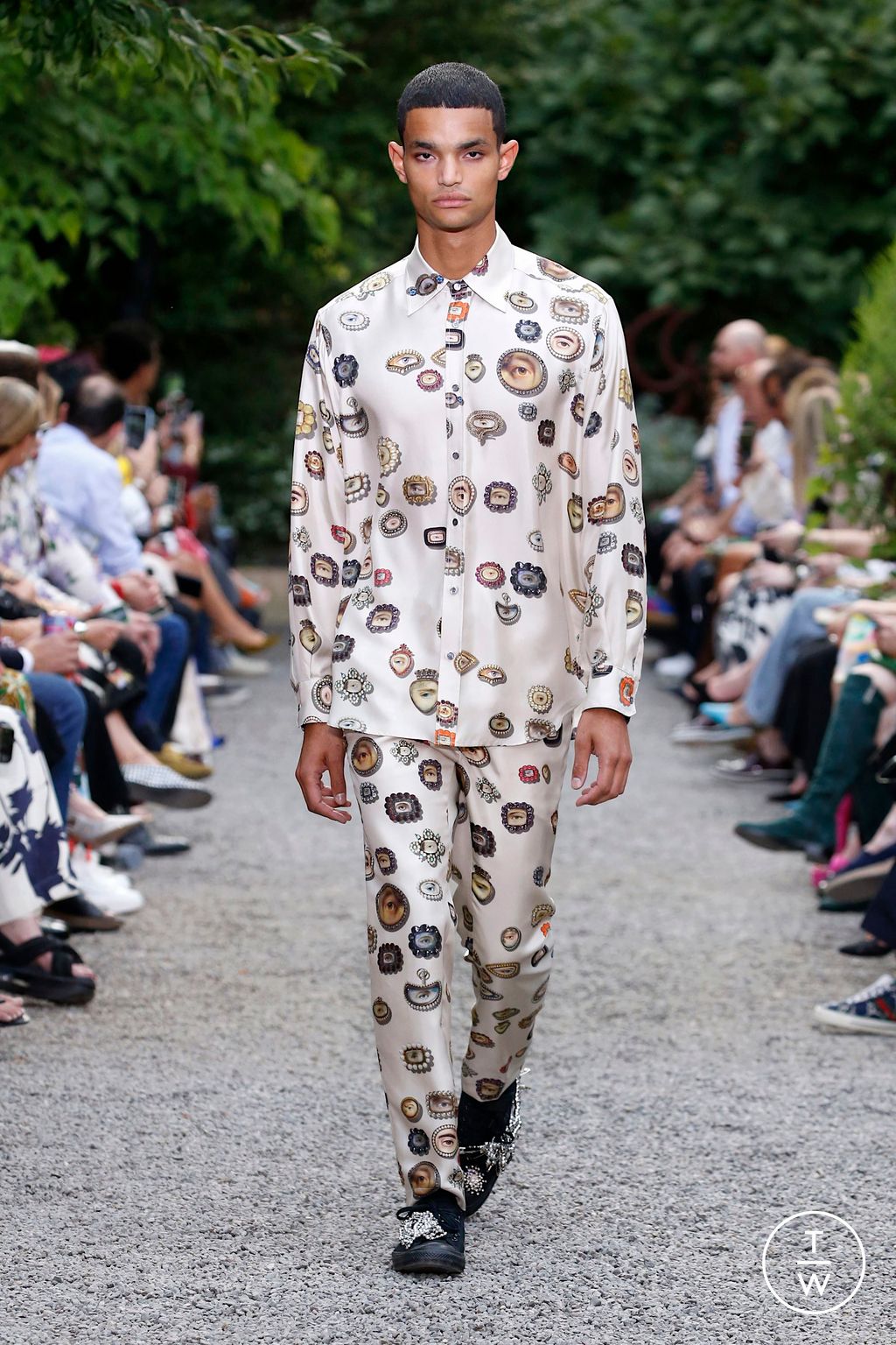 Fashion Week New York Spring/Summer 2025 look 42 from the Libertine collection womenswear