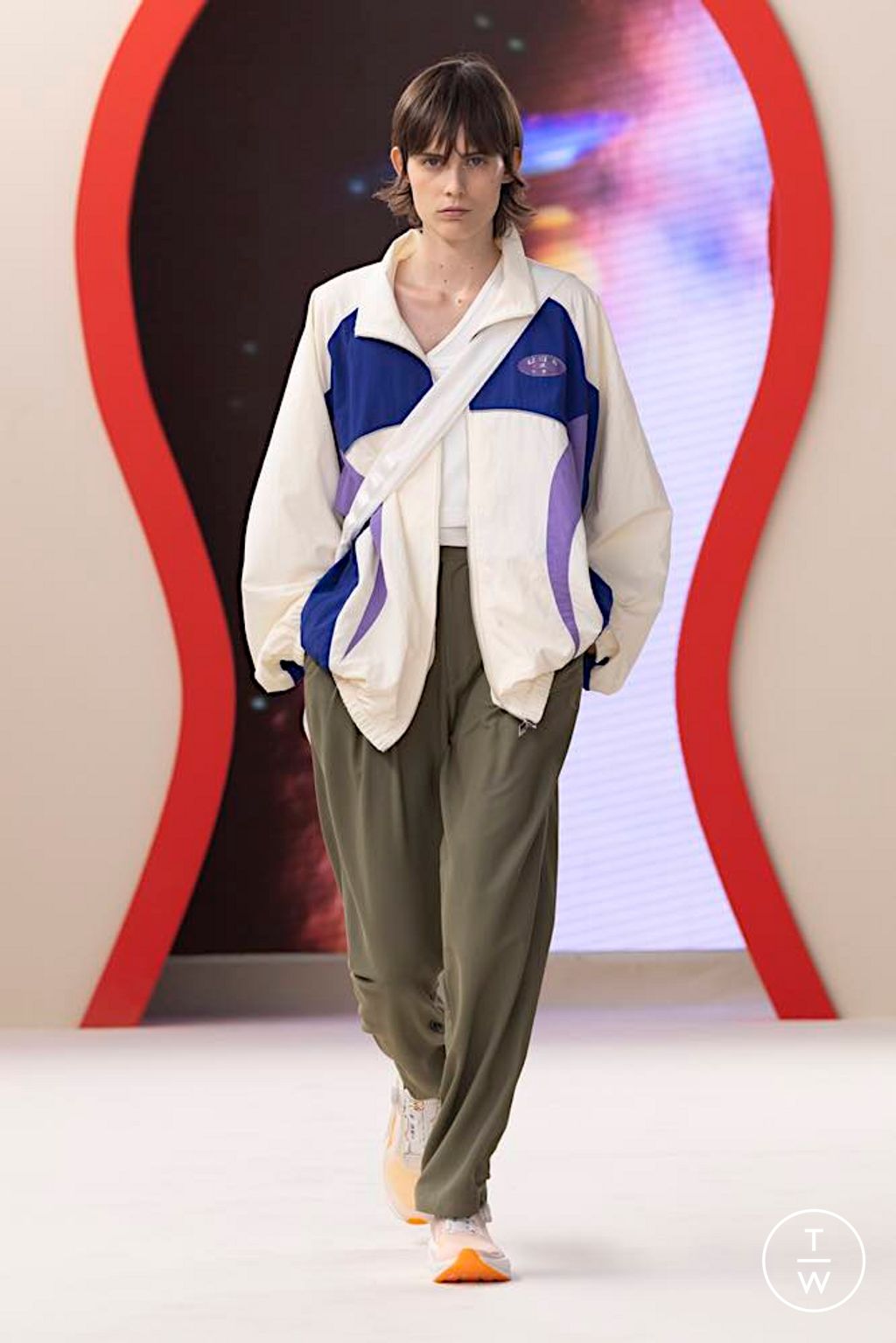 Fashion Week Paris Spring/Summer 2024 look 14 from the Li Ning collection menswear