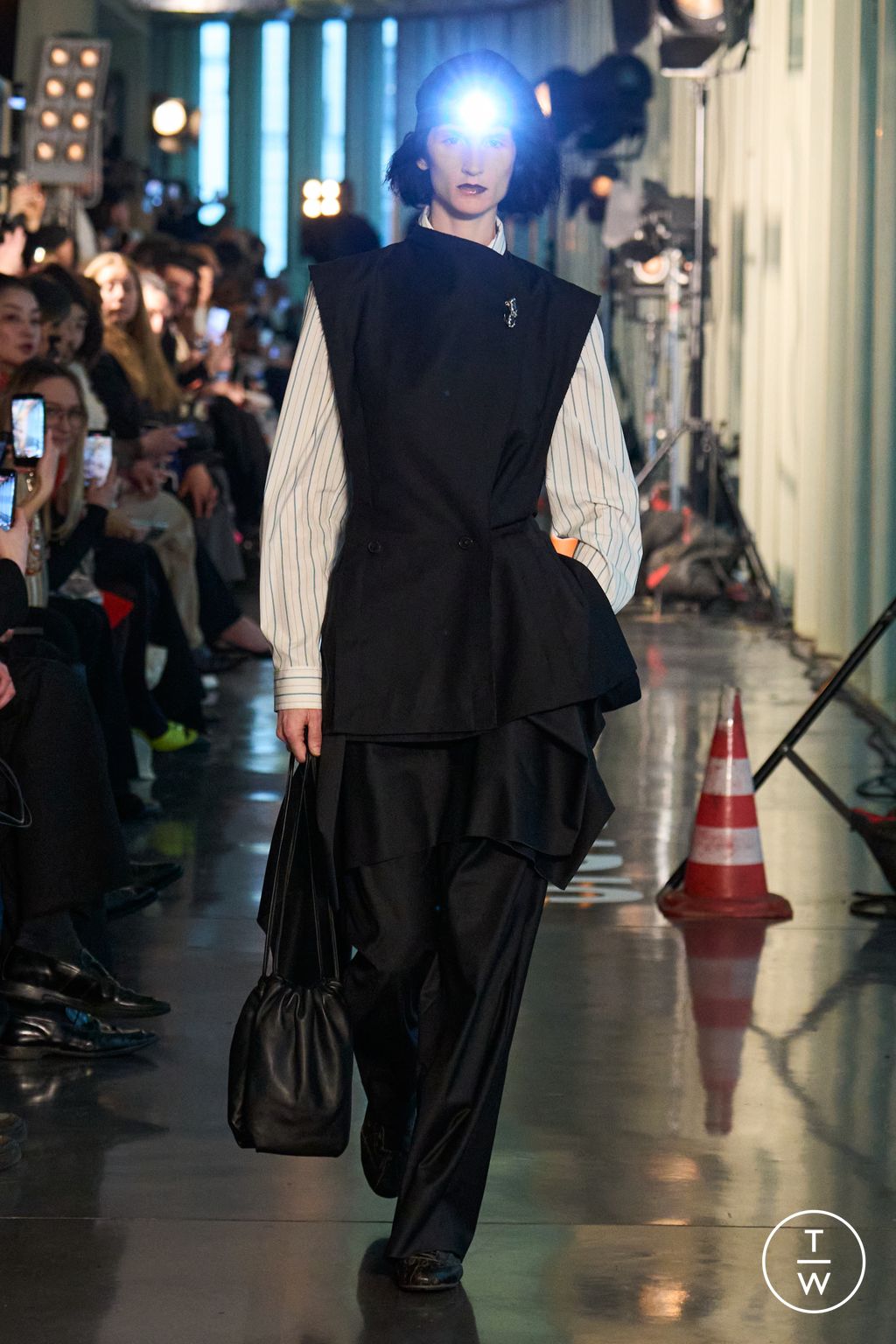 Fashion Week Paris Fall/Winter 2026 look 2 from the LITKOVSKA collection womenswear