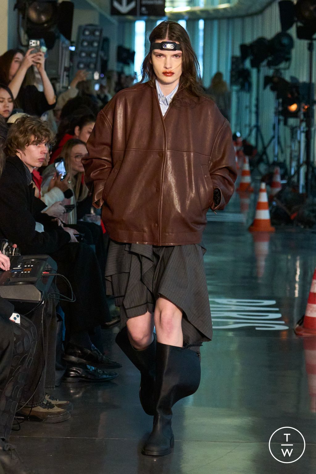 Fashion Week Paris Fall/Winter 2026 look 6 from the LITKOVSKA collection womenswear