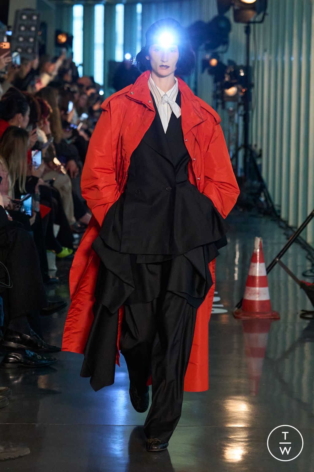 Fashion Week Paris Fall/Winter 2026 look 9 from the LITKOVSKA collection womenswear