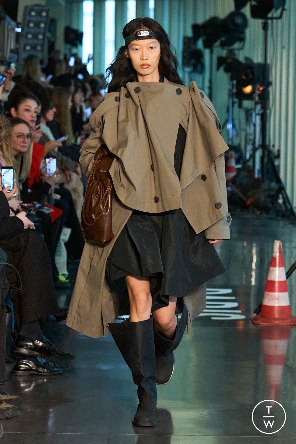 Fashion Week Paris Fall/Winter 2026 look 21 from the LITKOVSKA collection womenswear