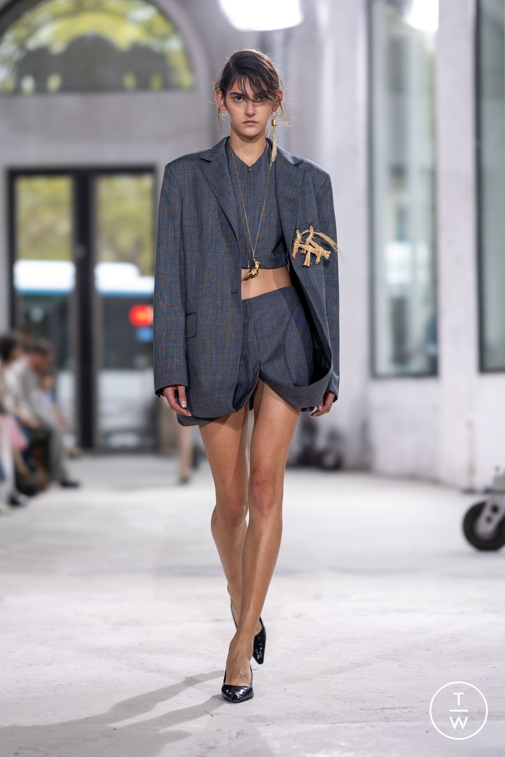 Fashion Week Paris Spring/Summer 2024 look 11 from the LITKOVSKA collection 女装