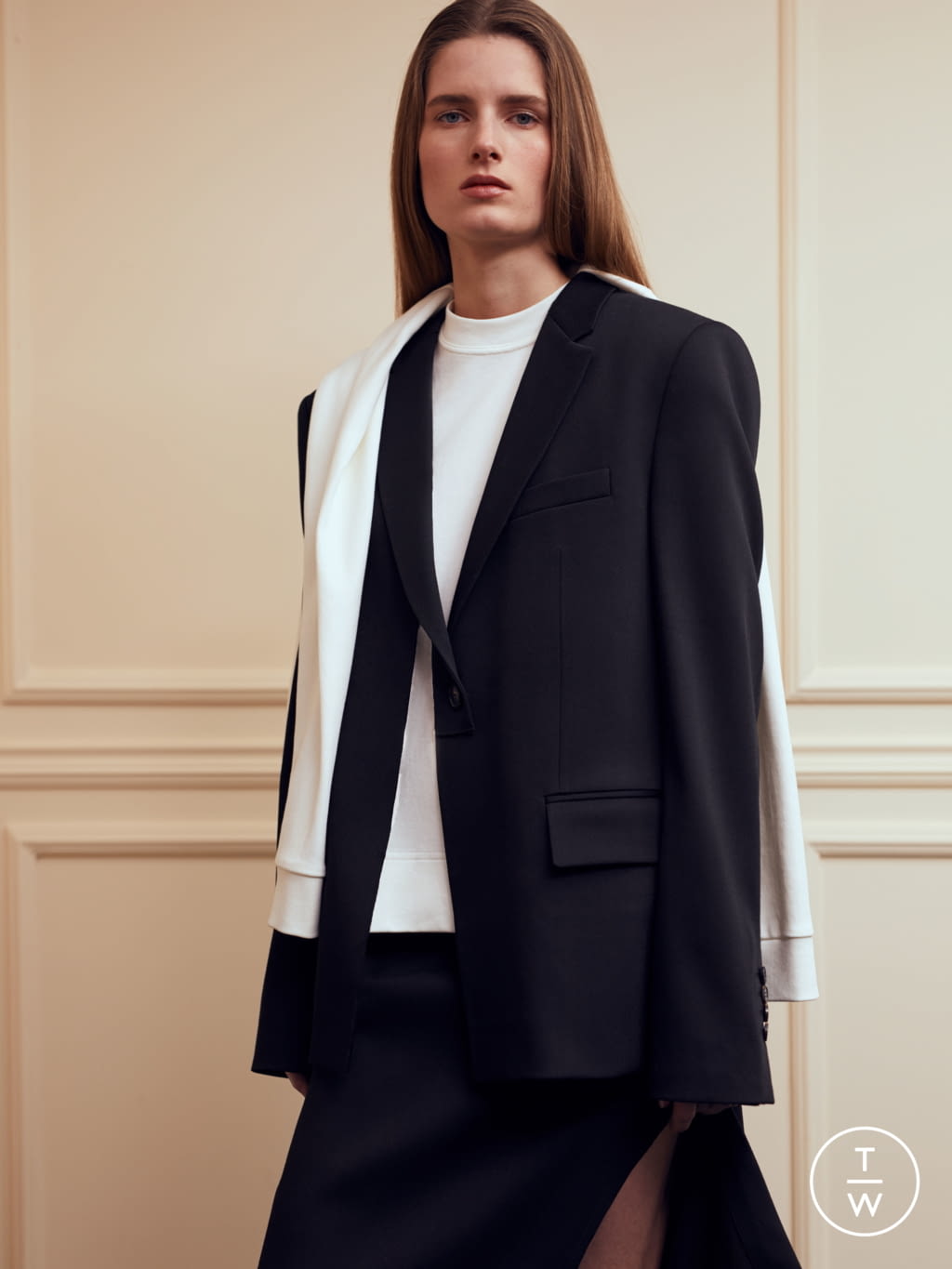 Fashion Week Paris Fall/Winter 2021 look 12 de la collection Litkovskaya womenswear