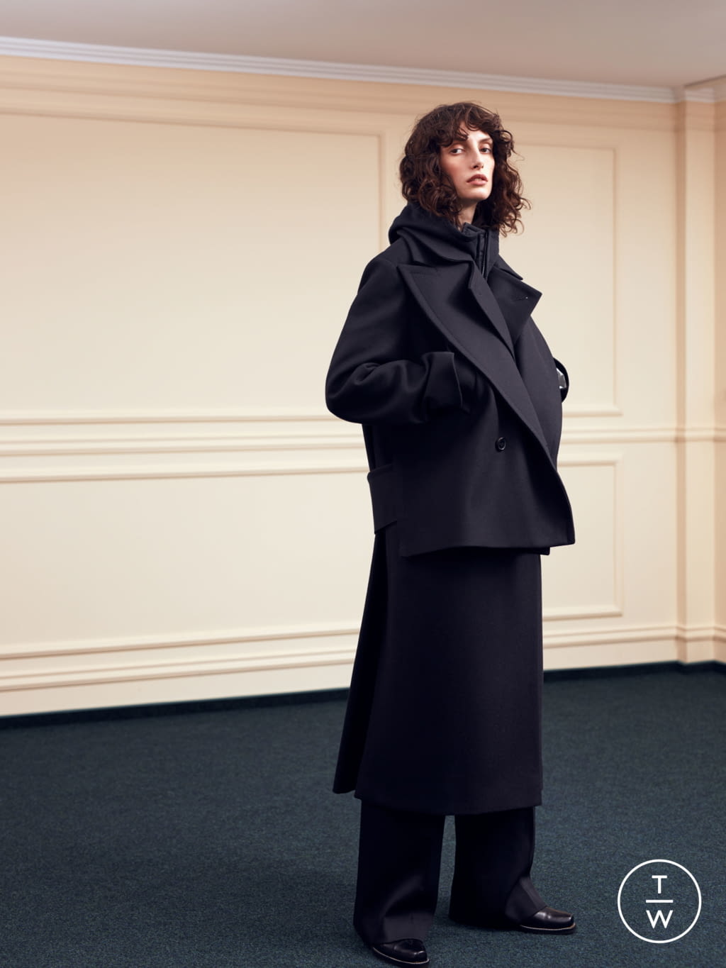 Fashion Week Paris Fall/Winter 2021 look 16 from the Litkovskaya collection womenswear