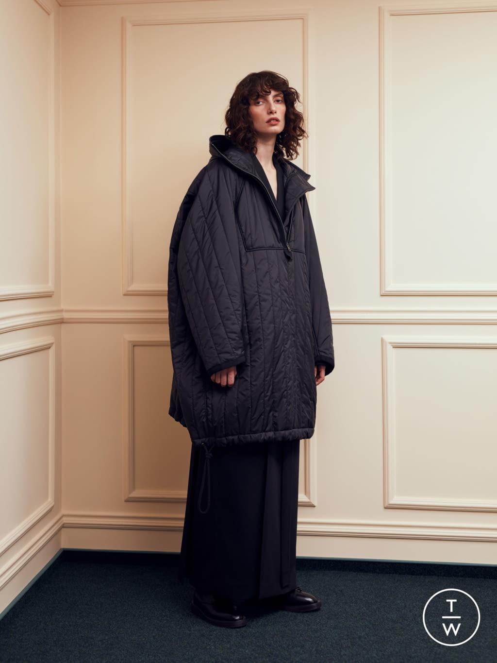 Fashion Week Paris Fall/Winter 2021 look 26 from the Litkovskaya collection womenswear