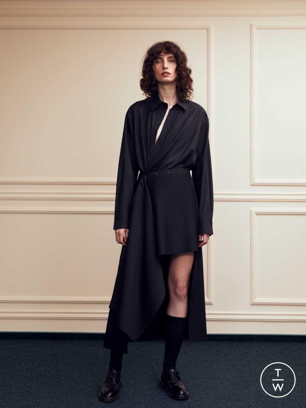 Fashion Week Paris Fall/Winter 2021 look 29 from the Litkovskaya collection womenswear