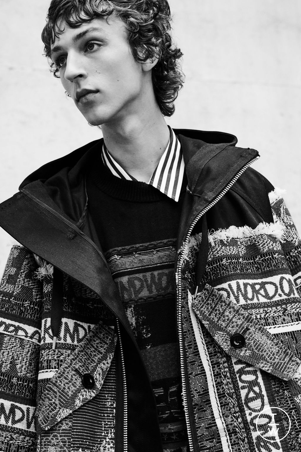 Fashion Week Paris Resort 2023 look 14 from the Sacai collection menswear