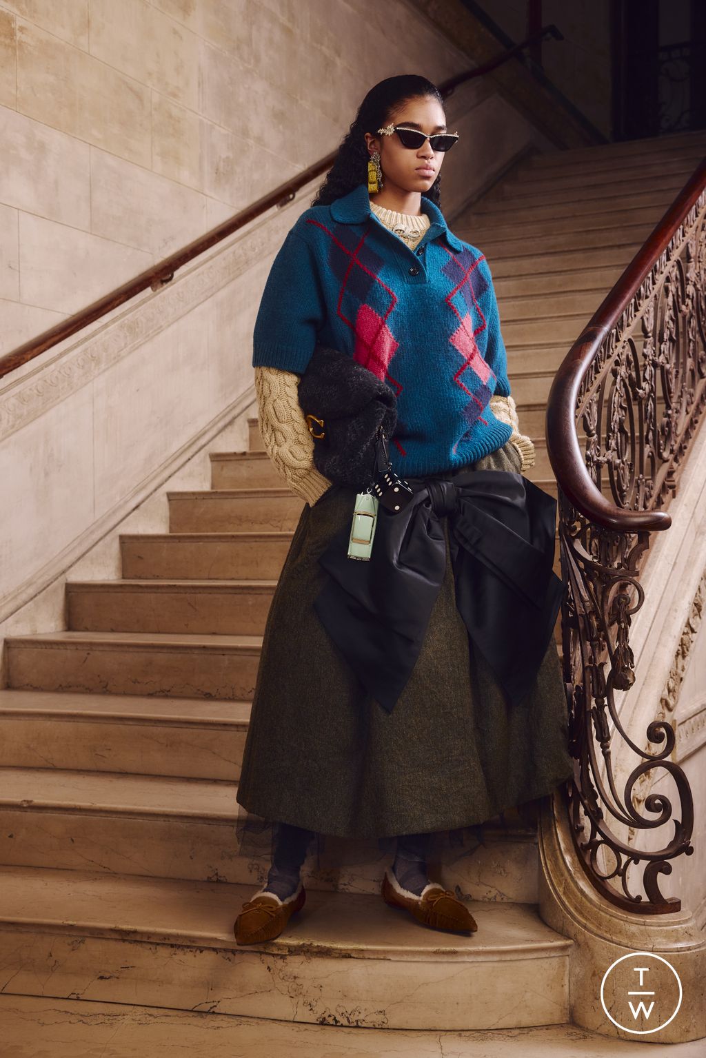 Fashion Week New York Resort 2025 look 21 from the Coach collection womenswear