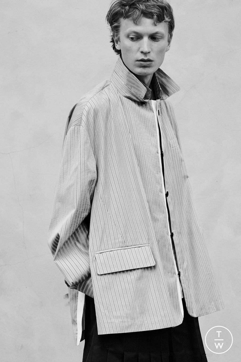 Fashion Week Paris Resort 2023 look 9 from the Sacai collection 男装