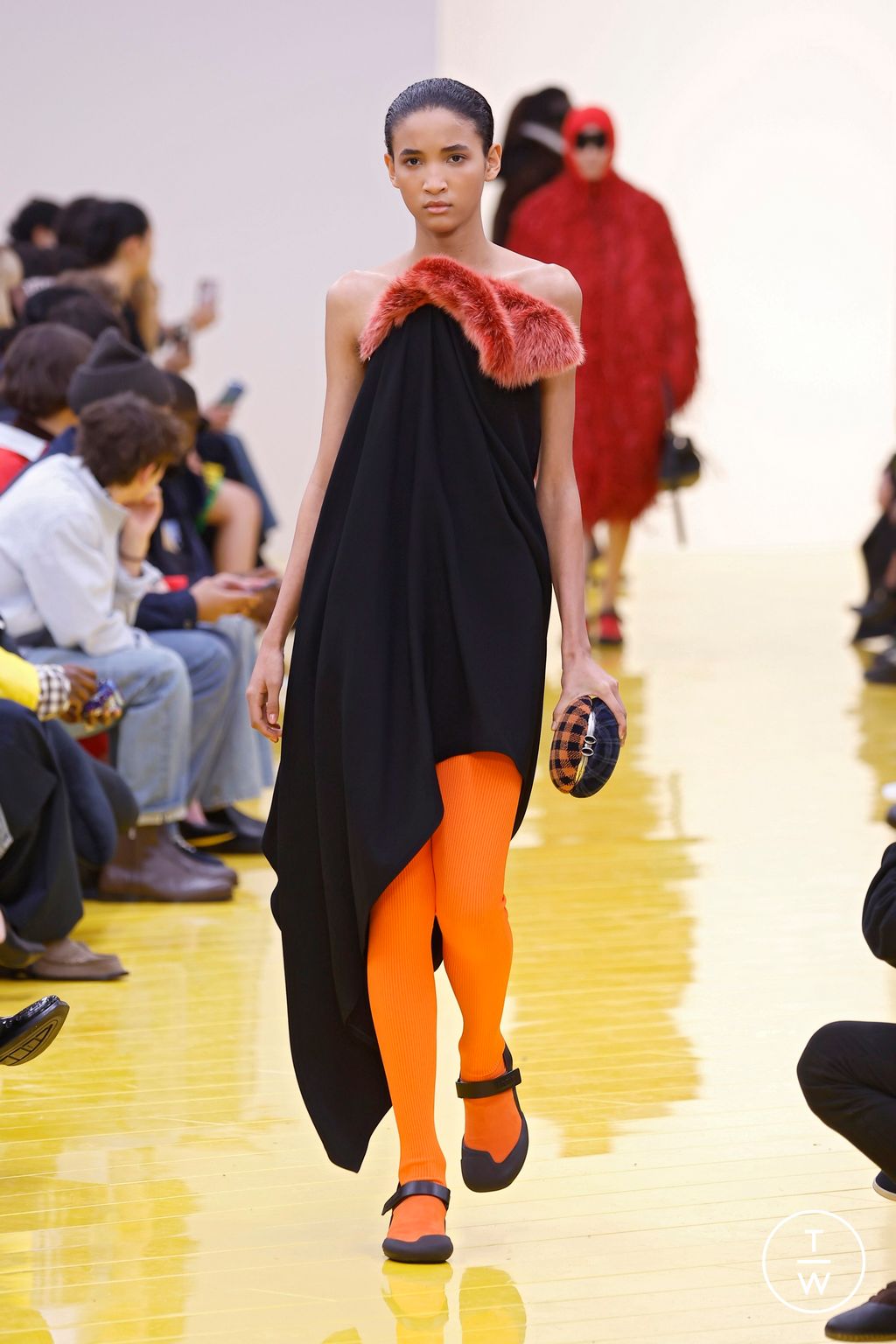Fashion Week Paris Fall/Winter 2026 look 30 from the Loewe collection womenswear
